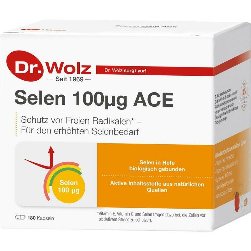 SELEN ACE 100 μg 180 Tage Kapseln