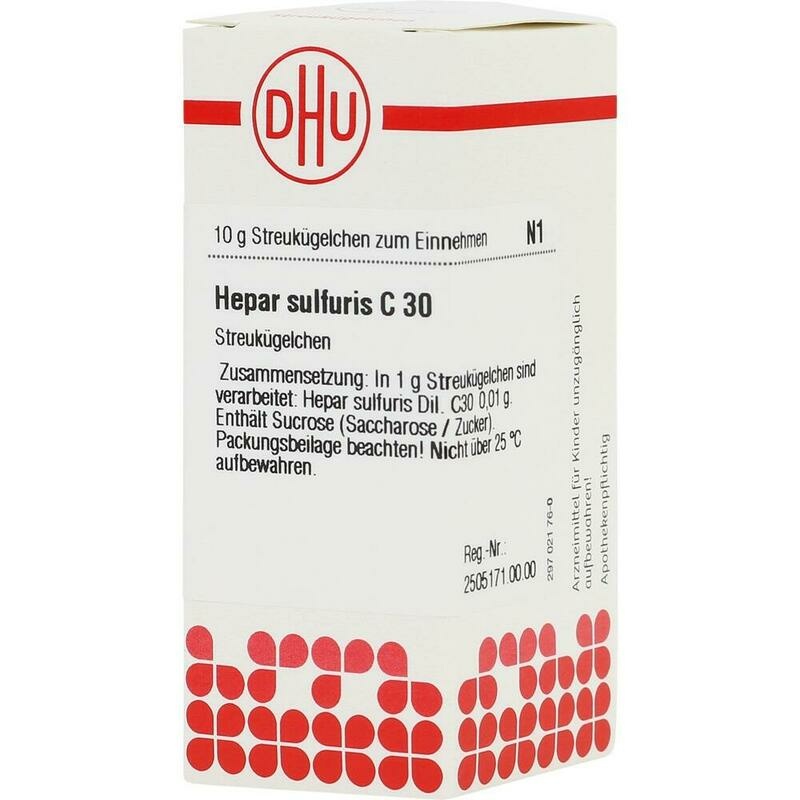HEPAR SULFURIS C 30 Globuli