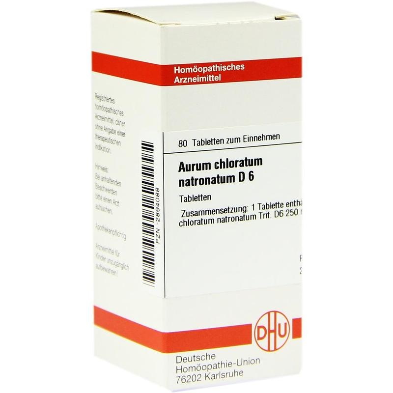 AURUM CHLORATUM NATRONATUM D 6 Tabletten