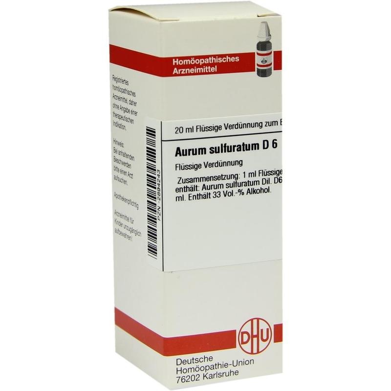 AURUM SULFURATUM D 6 Dilution