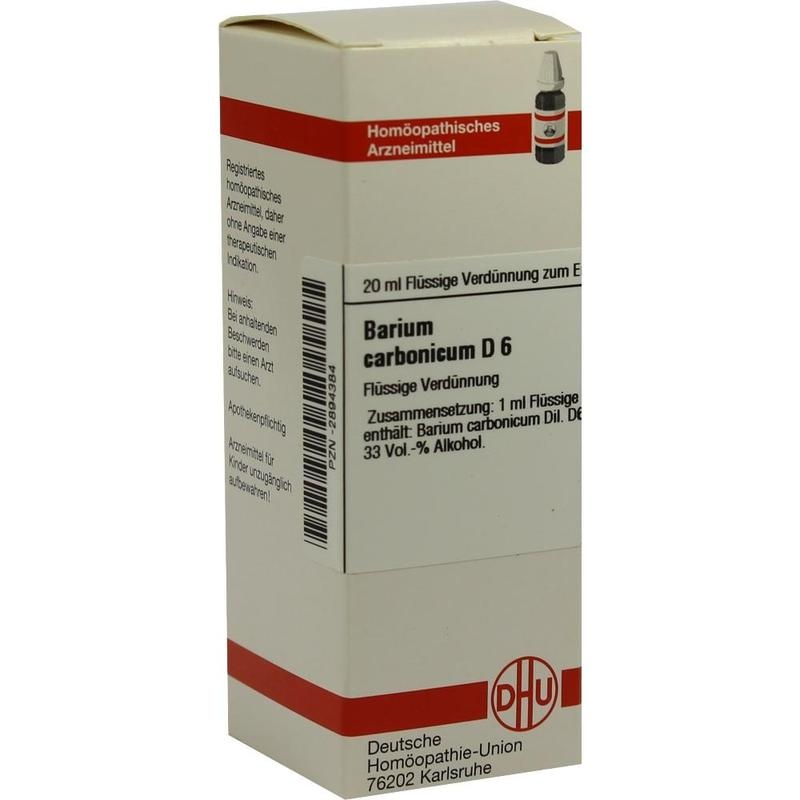 BARIUM CARBONICUM D 6 Dilution