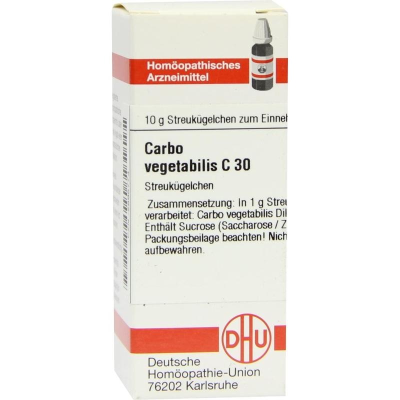 CARBO VEGETABILIS C 30 Globuli