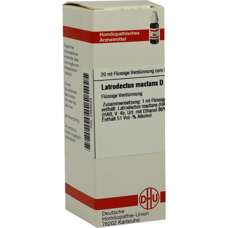 LATRODECTUS mactans D 12 Dilution