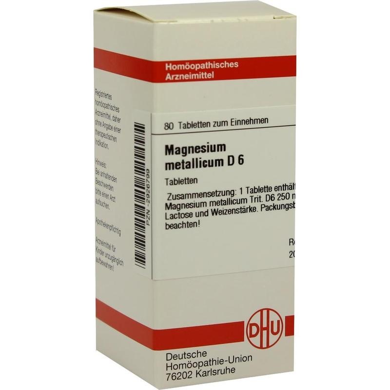 MAGNESIUM METALLICUM D 6 Tabletten