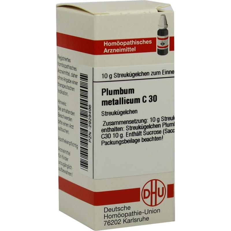 PLUMBUM METALLICUM C 30 Globuli