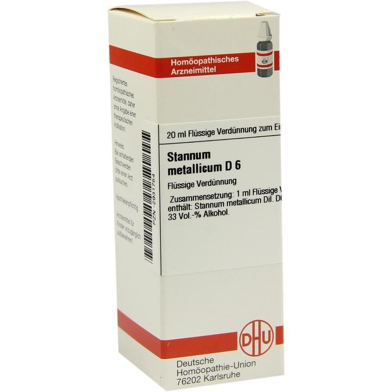 STANNUM METALLICUM D 6 Dilution