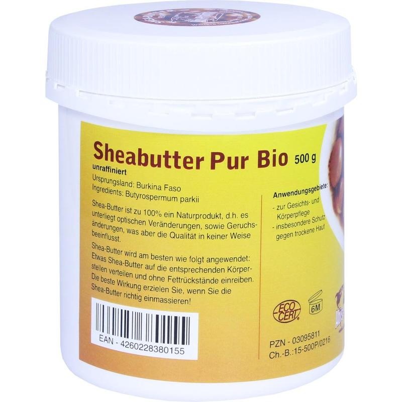 SHEABUTTER Bio Pur unraffiniert Creme