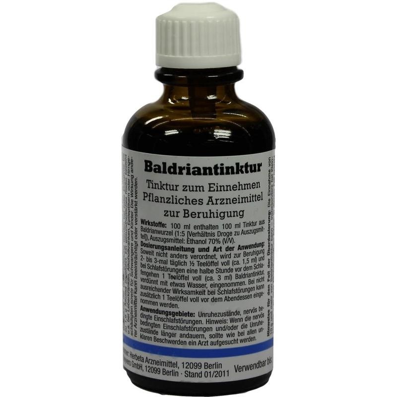 BALDRIANTINKTUR Herbeta DAB 8