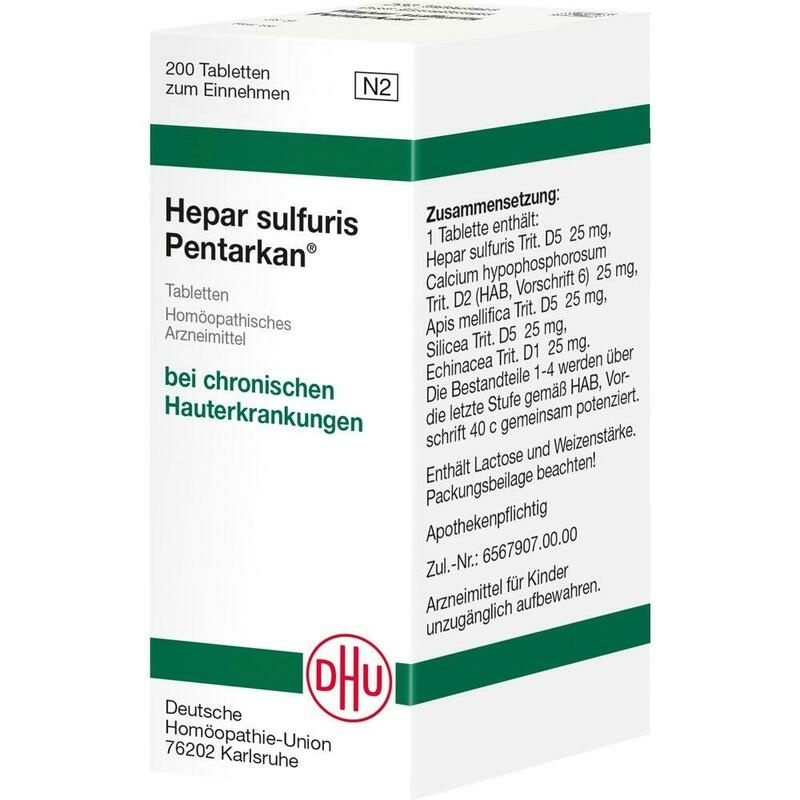 HEPAR SULFURIS PENTARKAN Tabletten