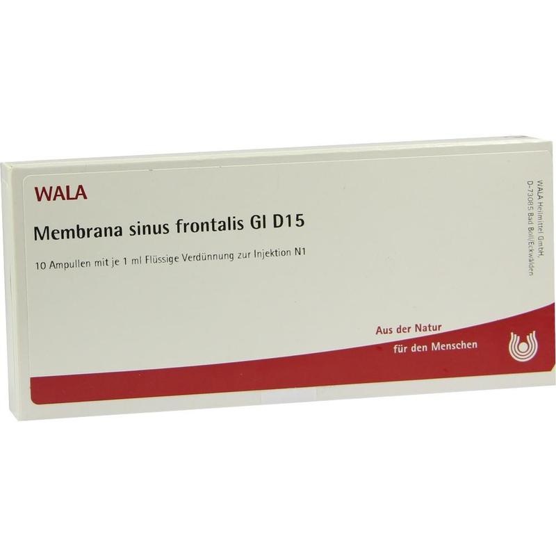 MEMBRANA sinus frontalis GL D 15 Ampullen
