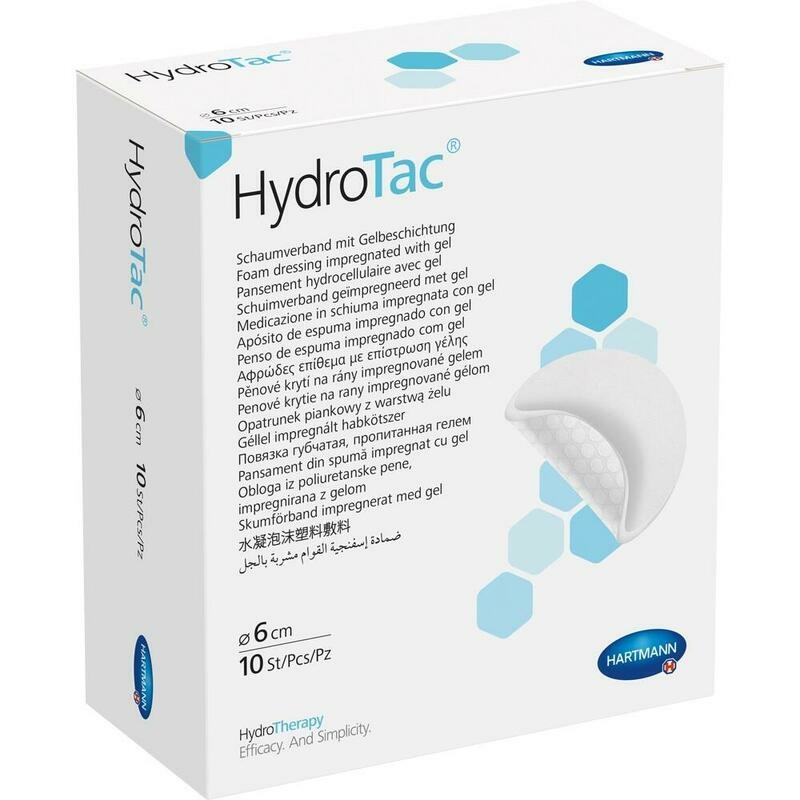 HYDROTAC Schaumverband 6 cm rund steril