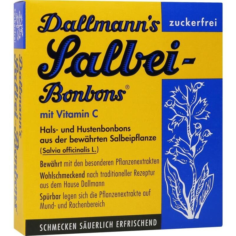 DALLMANN'S Salbei Bonbons zuckerfrei