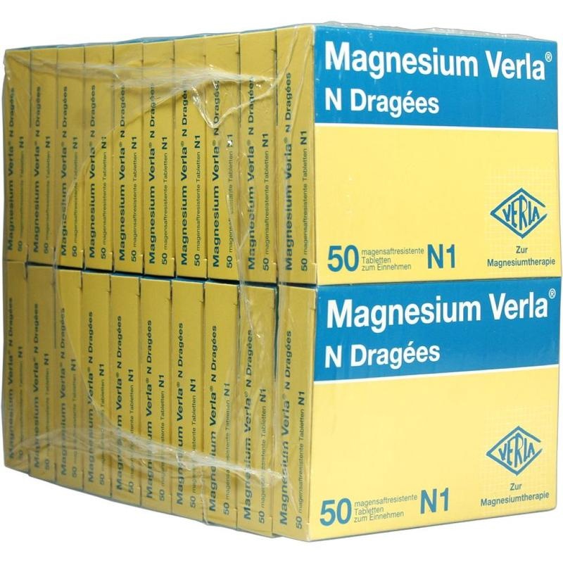 Magnesium Verla N Dragees – gegen Magnesiummangel & Muskelkrämpfe