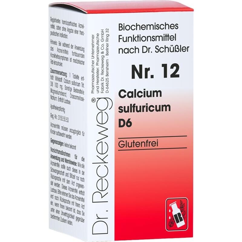 BIOCHEMIE 12 Calcium sulfuricum D 6 Tabletten