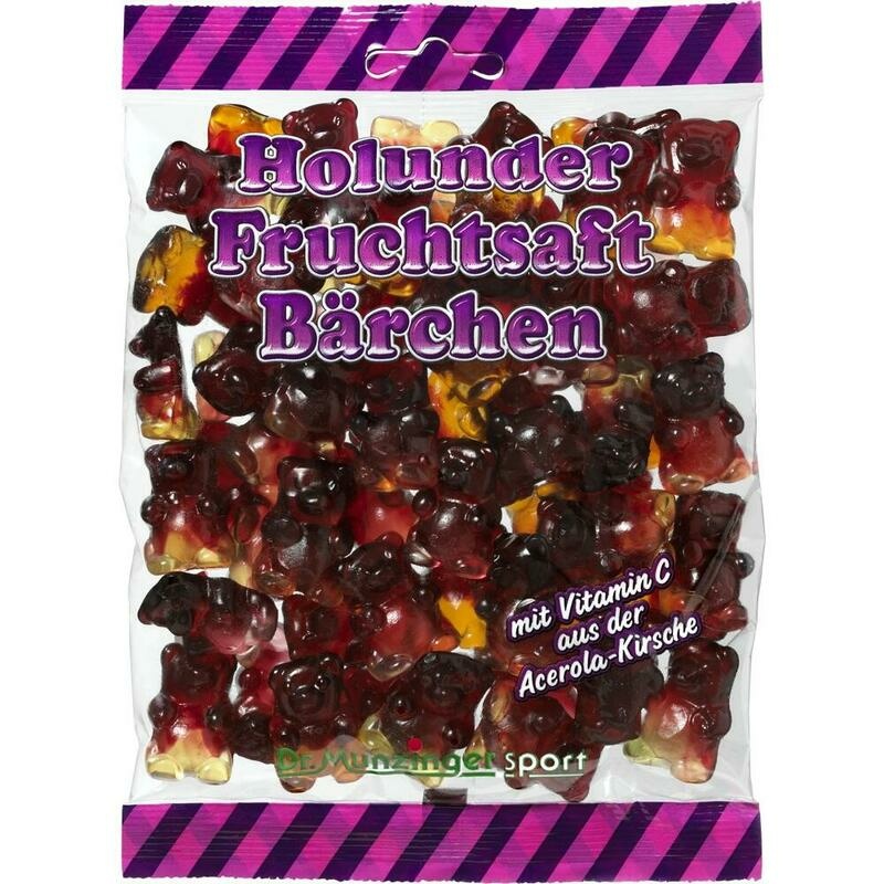 DR.MUNZINGER Holunder Fruchtsaftbärchen
