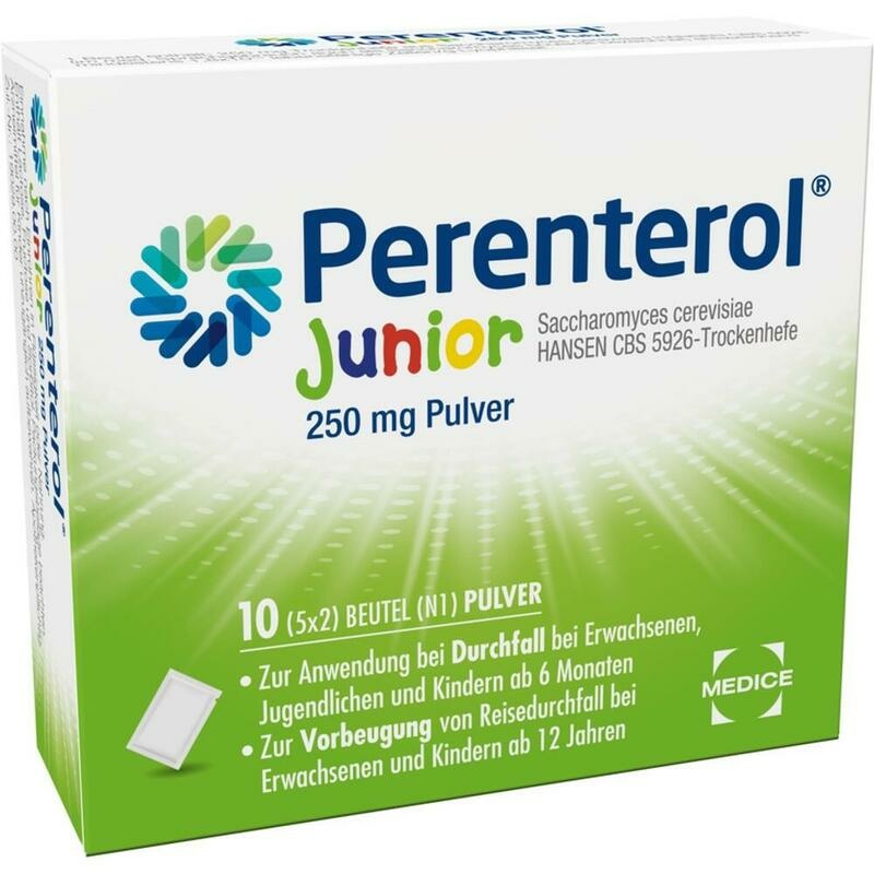 PERENTEROL Junior 250 mg Pulver – Bei Durchfall & Reisedurchfall ab 2 Jahren