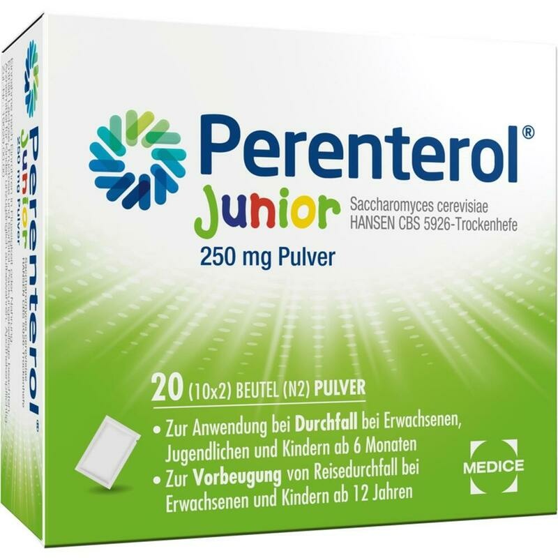 PERENTEROL Junior 250 mg Pulver – Bei Durchfall & Reisedurchfall ab 2 Jahren