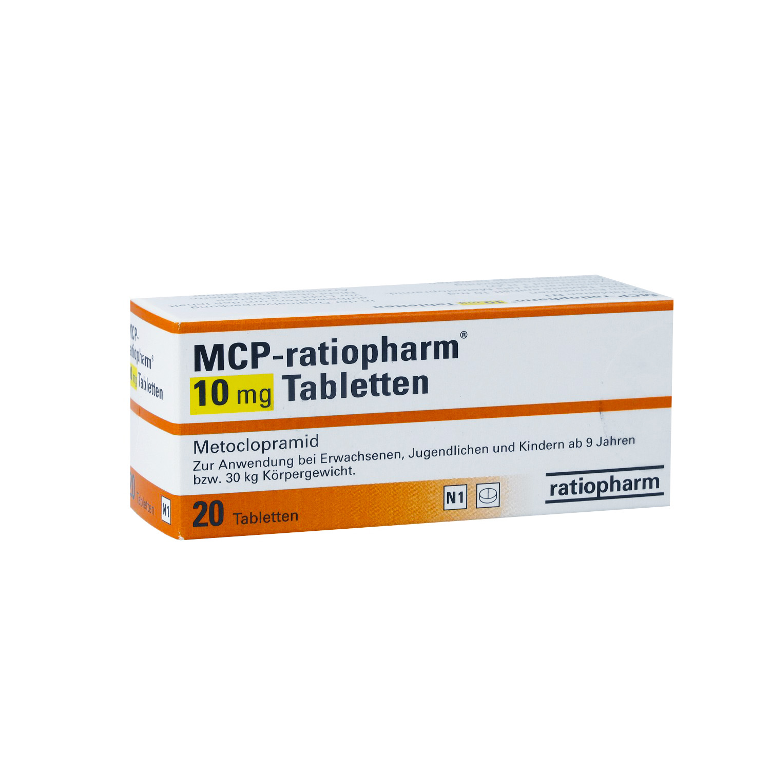 MCP-ratiopharm 10 mg Tabletten