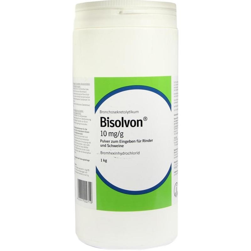 BISOLVON 10 mg/g Pulver f.Rinder/Schweine
