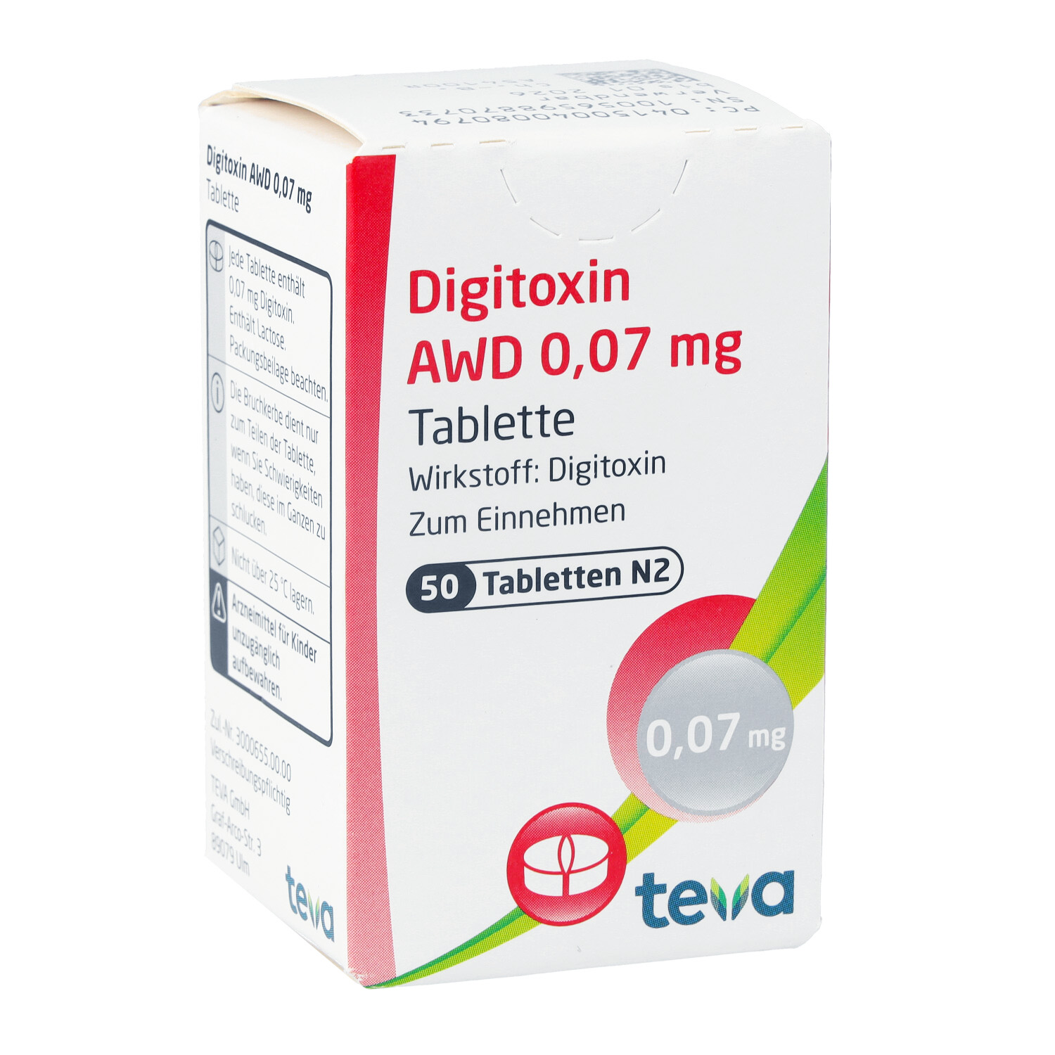 DIGITOXIN AWD 0,07 mg Tabletten