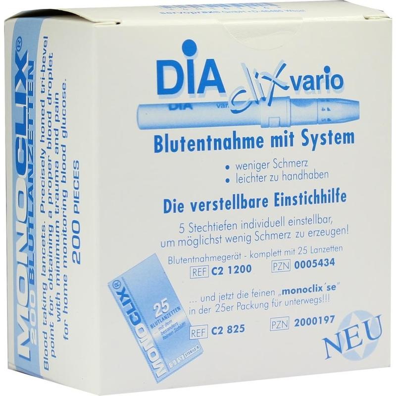 MONOCLIX Lanzetten 23 G 0,65 mm
