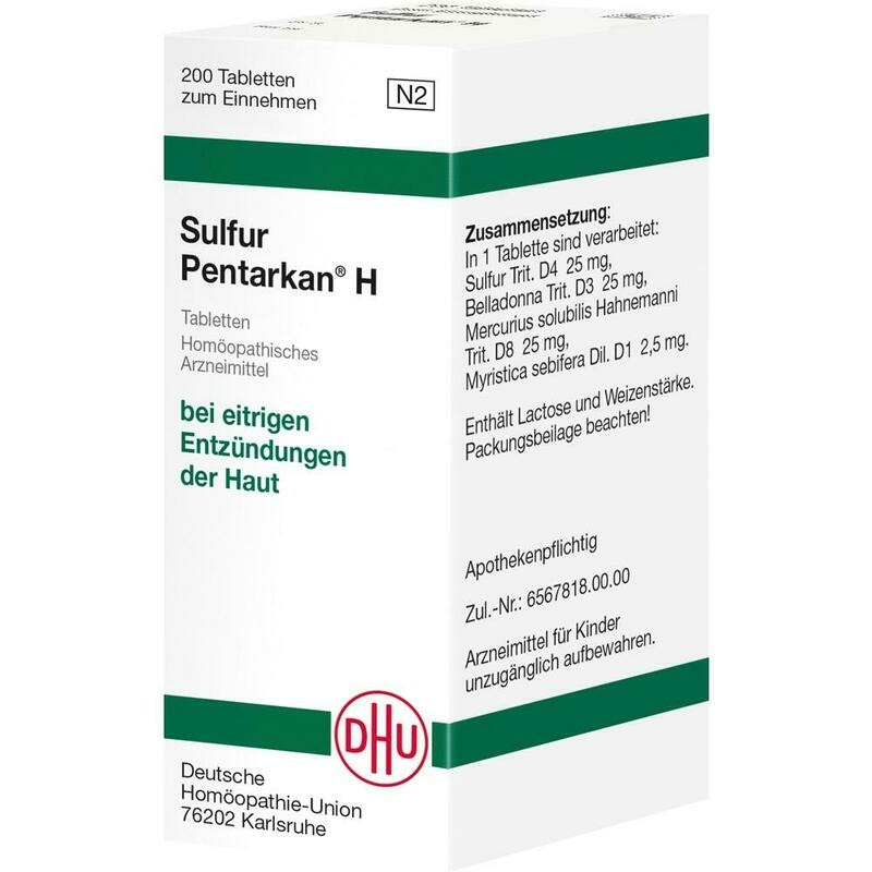 SULFUR PENTARKAN H Tabletten