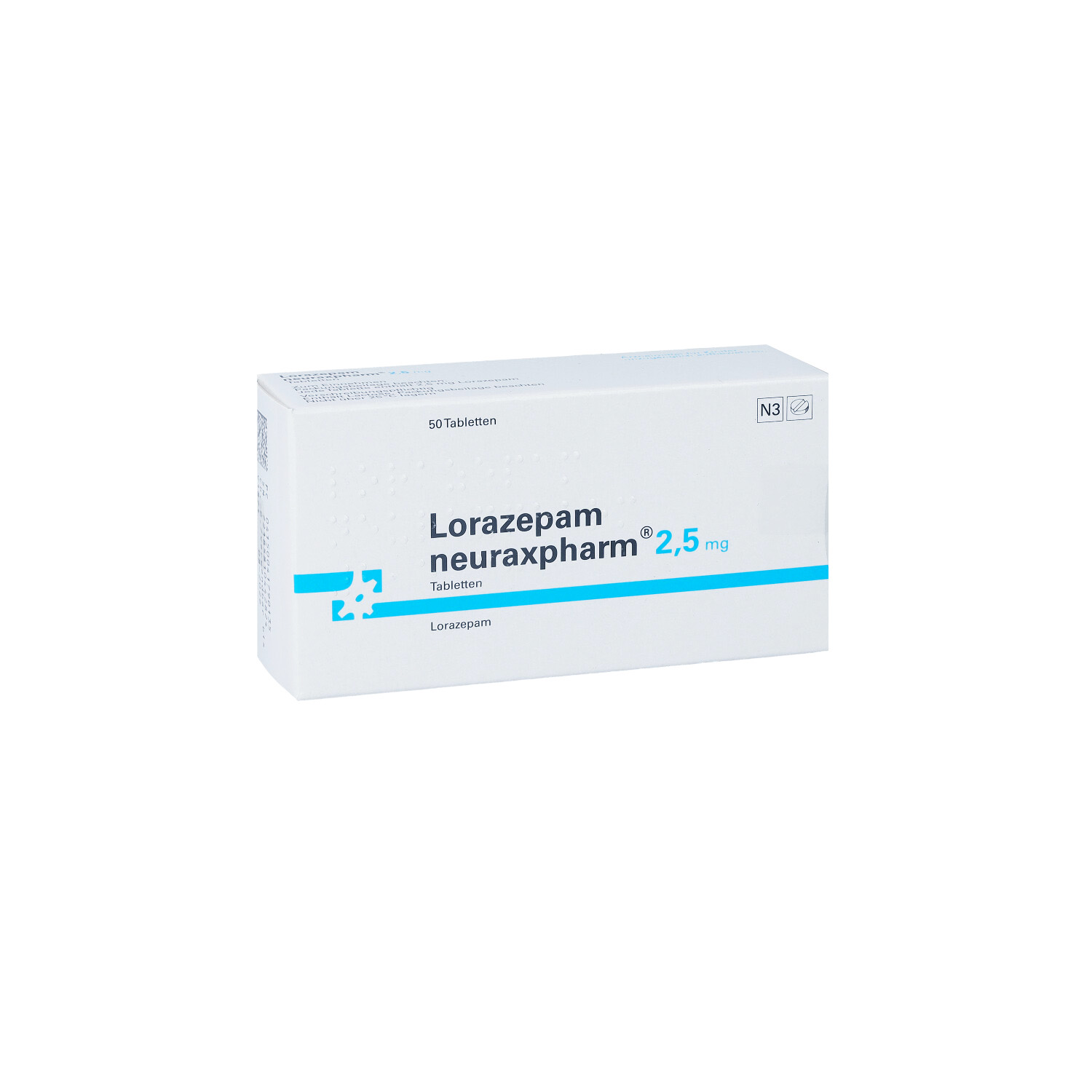LORAZEPAM neuraxpharm 2,5 mg Tabletten