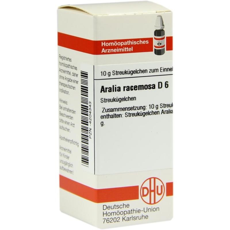 ARALIA RACEMOSA D 6 Globuli
