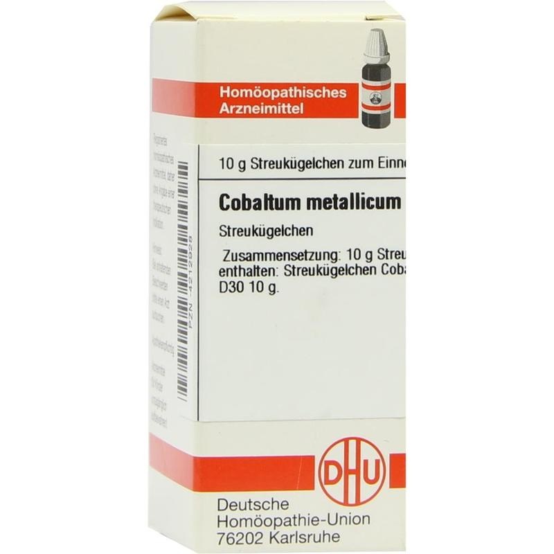 COBALTUM METALLICUM D 30 Globuli