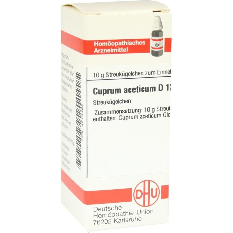 CUPRUM ACETICUM D 12 Globuli