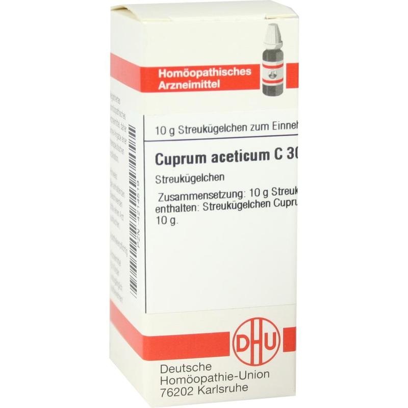 CUPRUM ACETICUM C 30 Globuli