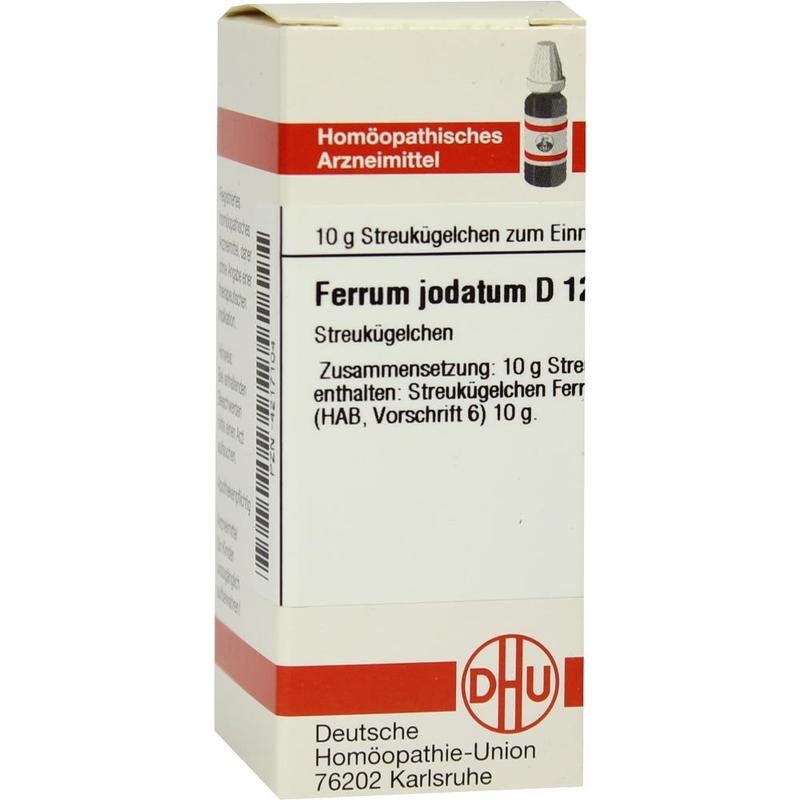 FERRUM JODATUM D 12 Globuli