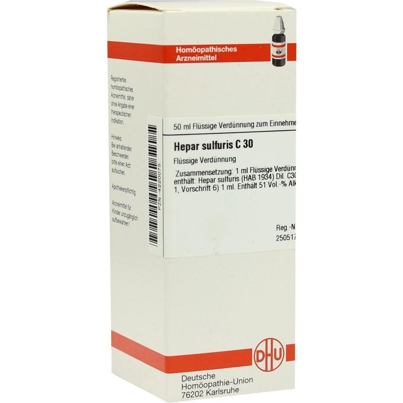 HEPAR SULFURIS C 30 Dilution