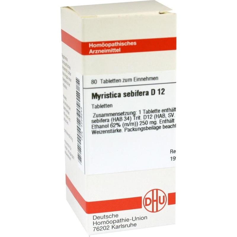 MYRISTICA SEBIFERA D 12 Tabletten