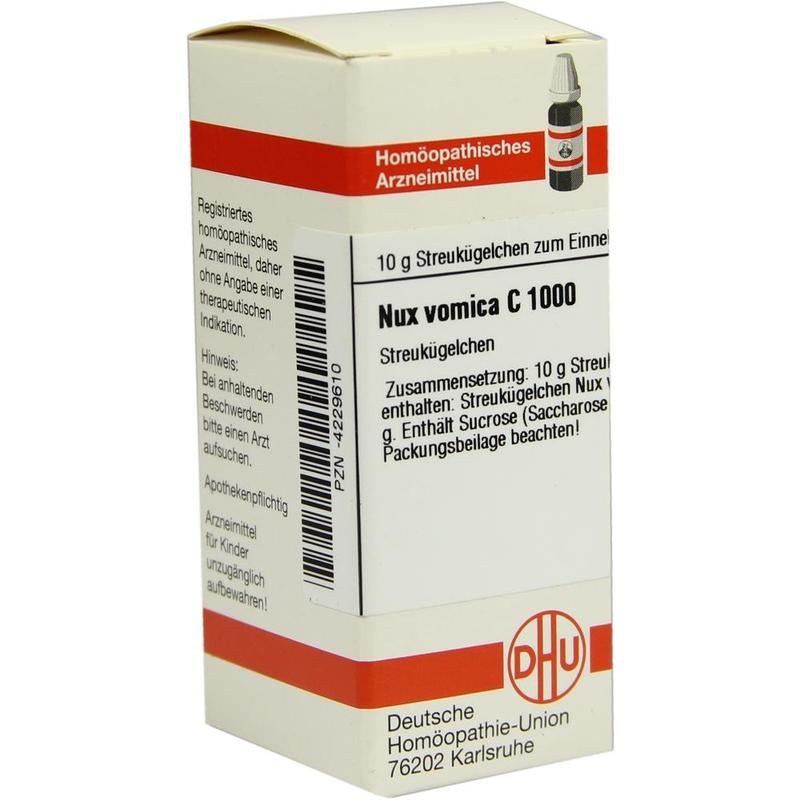 NUX VOMICA C 1000 Globuli