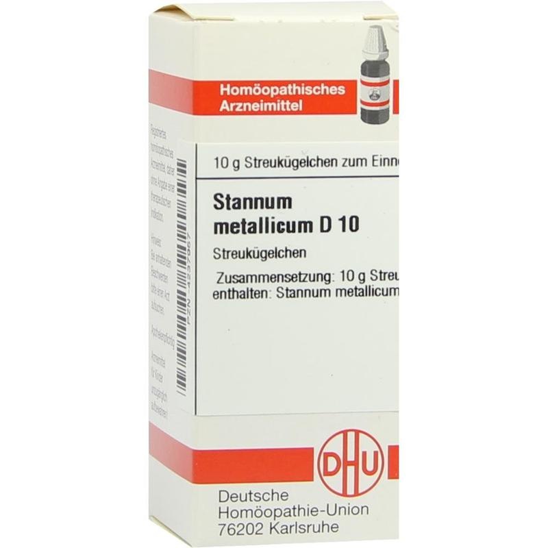 STANNUM METALLICUM D 10 Globuli