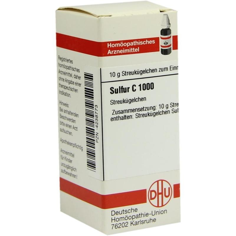 SULFUR C 1000 Globuli
