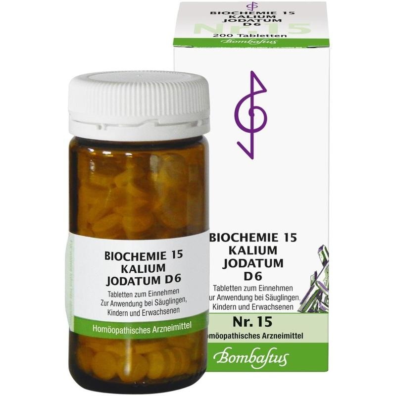 BIOCHEMIE 15 Kalium jodatum D 6 Tabletten