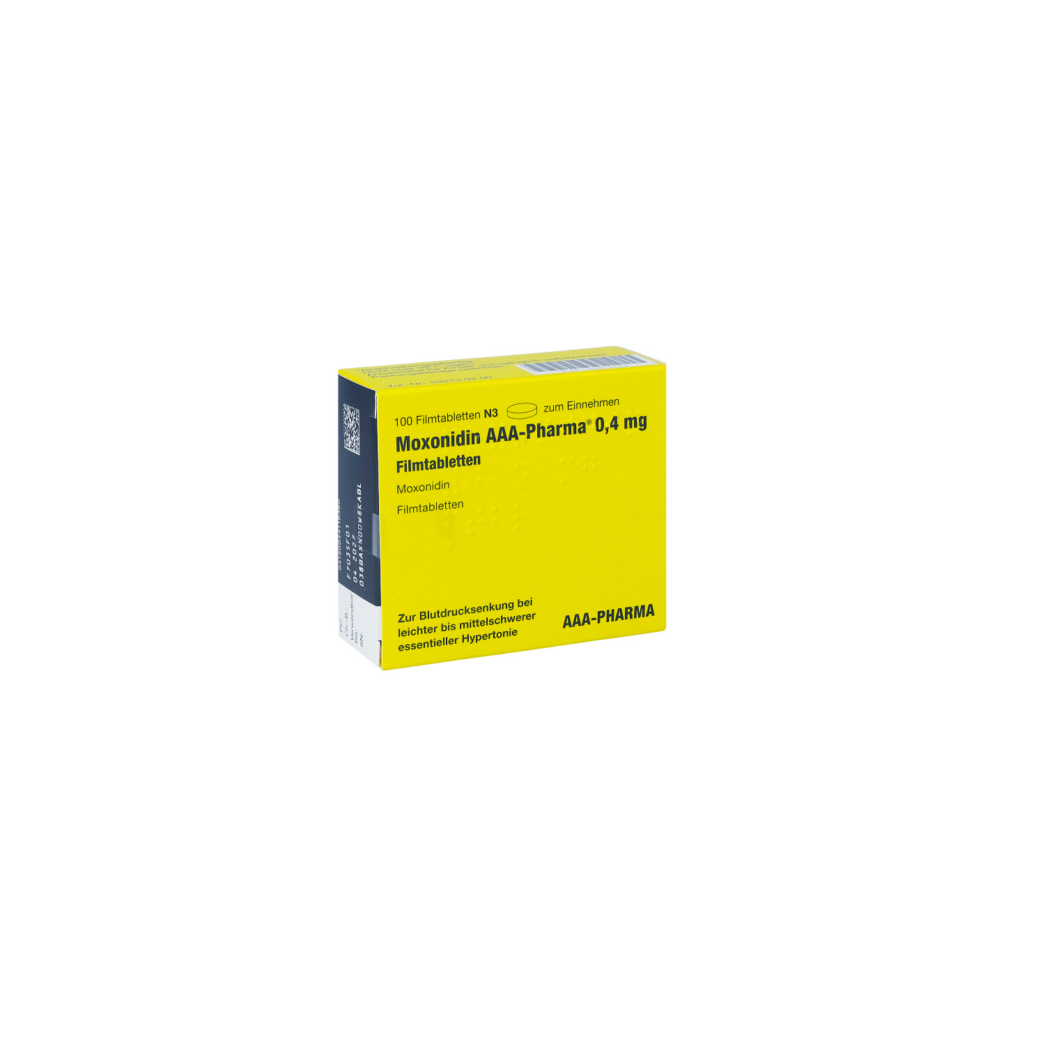 MOXONIDIN AAA-Pharma 0,4 mg Filmtabletten