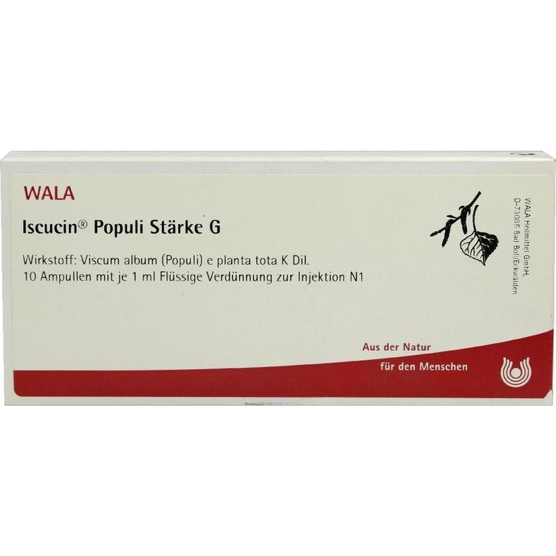 ISCUCIN populi Stärke G Ampullen