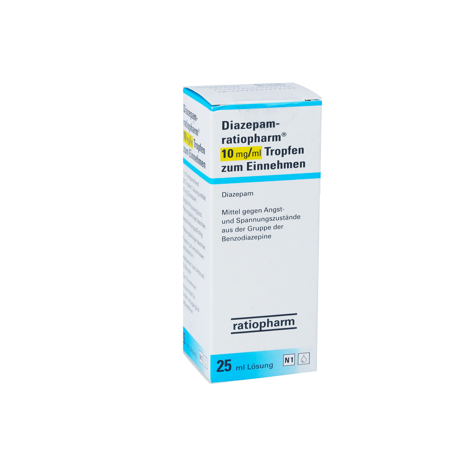 DIAZEPAM-ratiopharm 10 mg/ml Tropfen zum Einnehmen