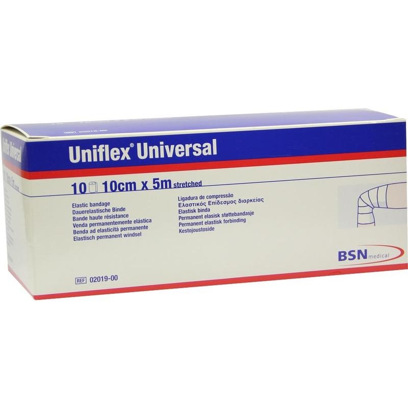 UNIFLEX Universal Binden 10 cmx5 m Zellglas weiß