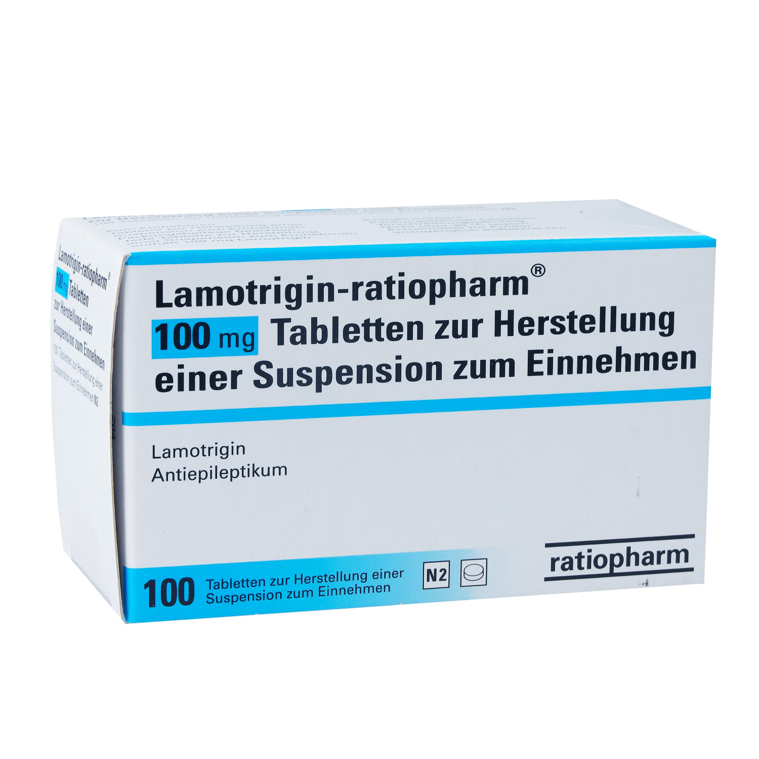 LAMOTRIGIN-ratiopharm 100 mg Tab.z.H.Susp.z.Einn.