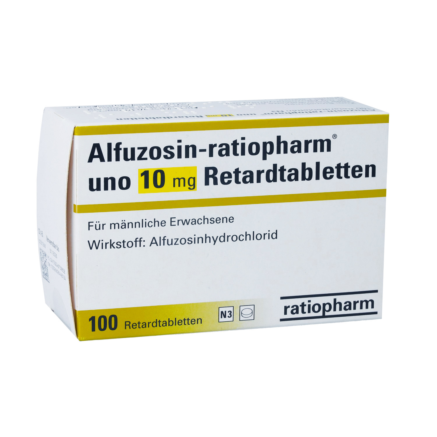 ALFUZOSIN-ratiopharm uno 10 mg Retardtabletten