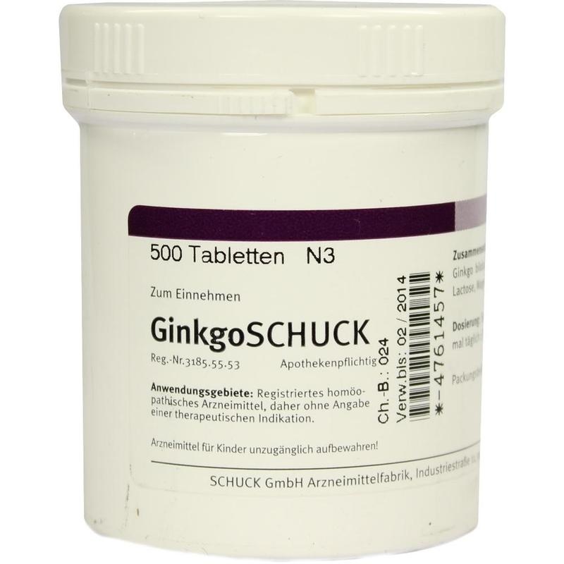 GINKGOSCHUCK Tabletten