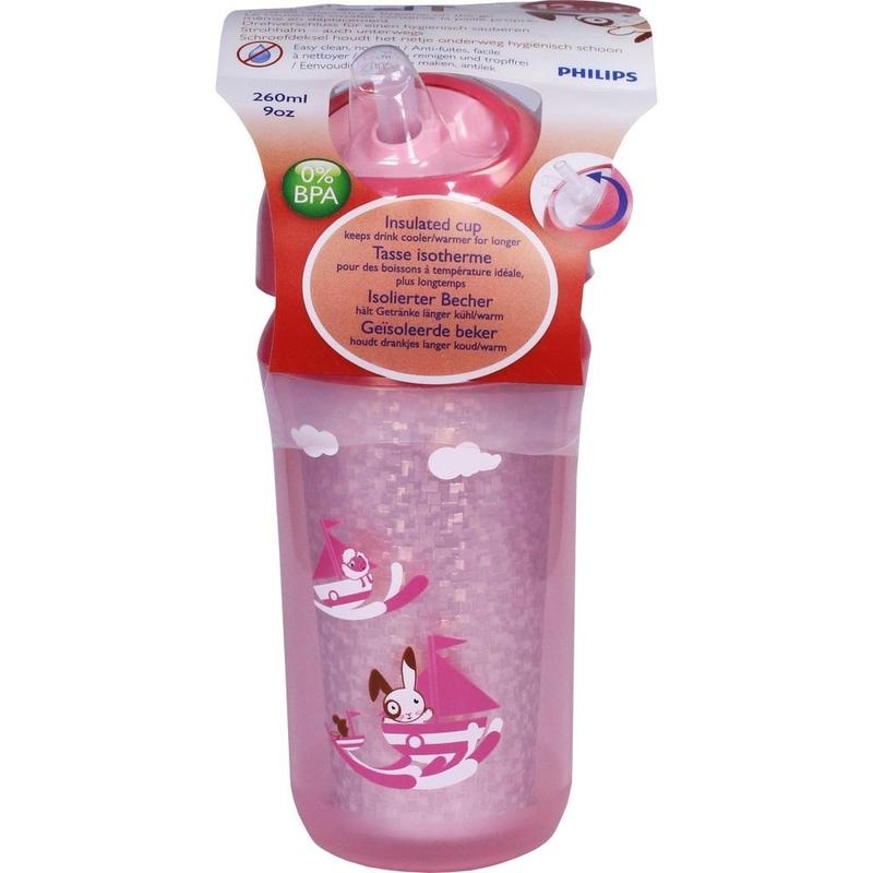 AVENT Strohhalm Becher isoliert 260 ml