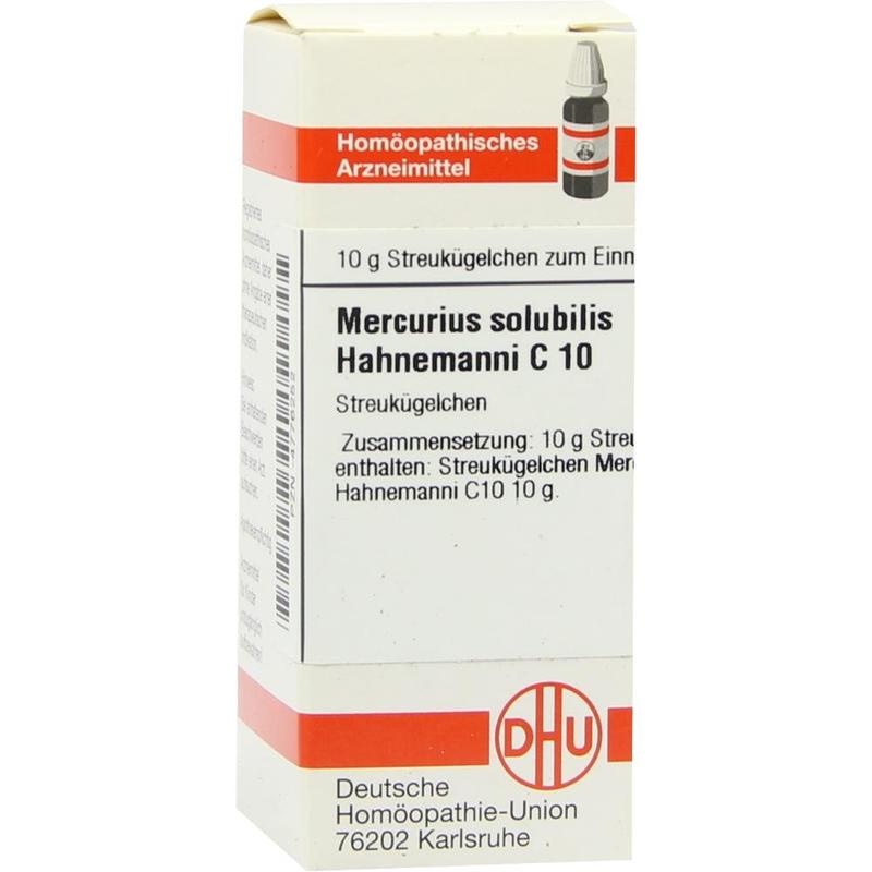 MERCURIUS SOLUBILIS Hahnemanni C 10 Globuli