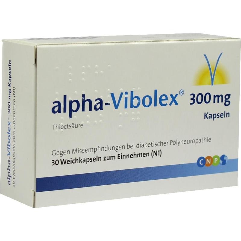 ALPHA VIBOLEX 300 mg Weichkapseln