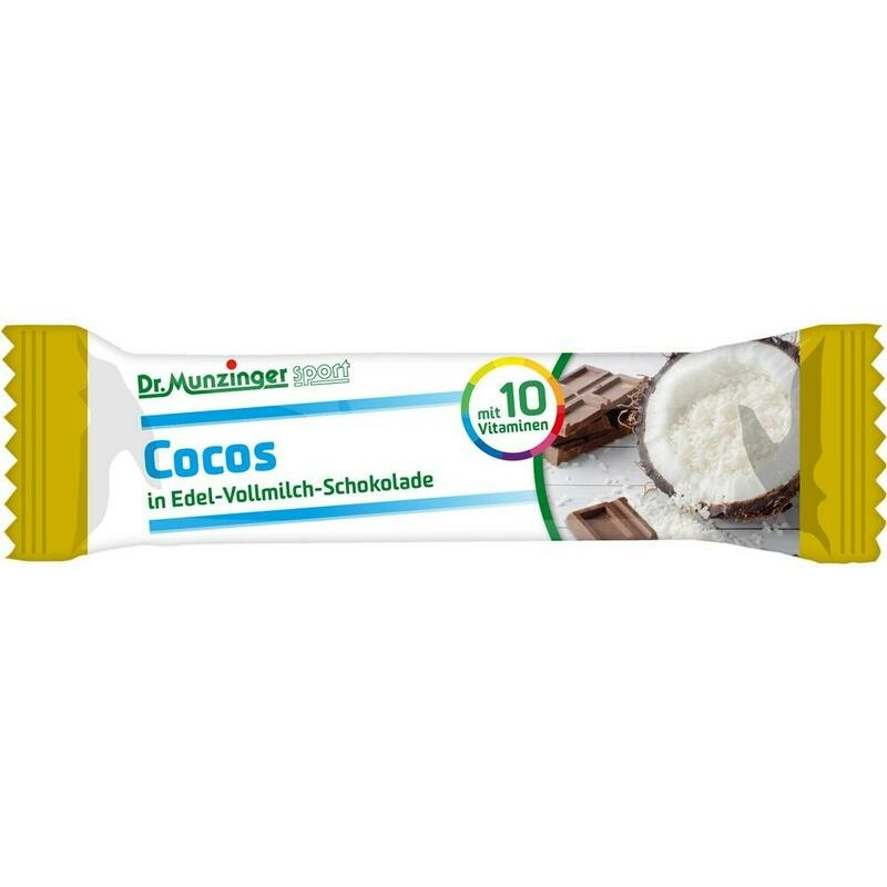 DR.MUNZINGER Fruchtschnitte Cocos schokoliert