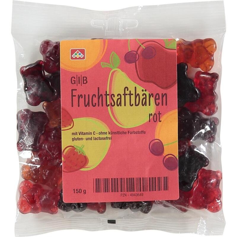 GIB Fruchtsaftbären groß rot